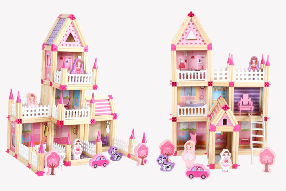 298-Piece Dollhouse