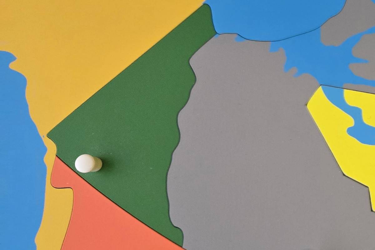 Yukon - Puzzle Piece of Canada (Plastic Knob)