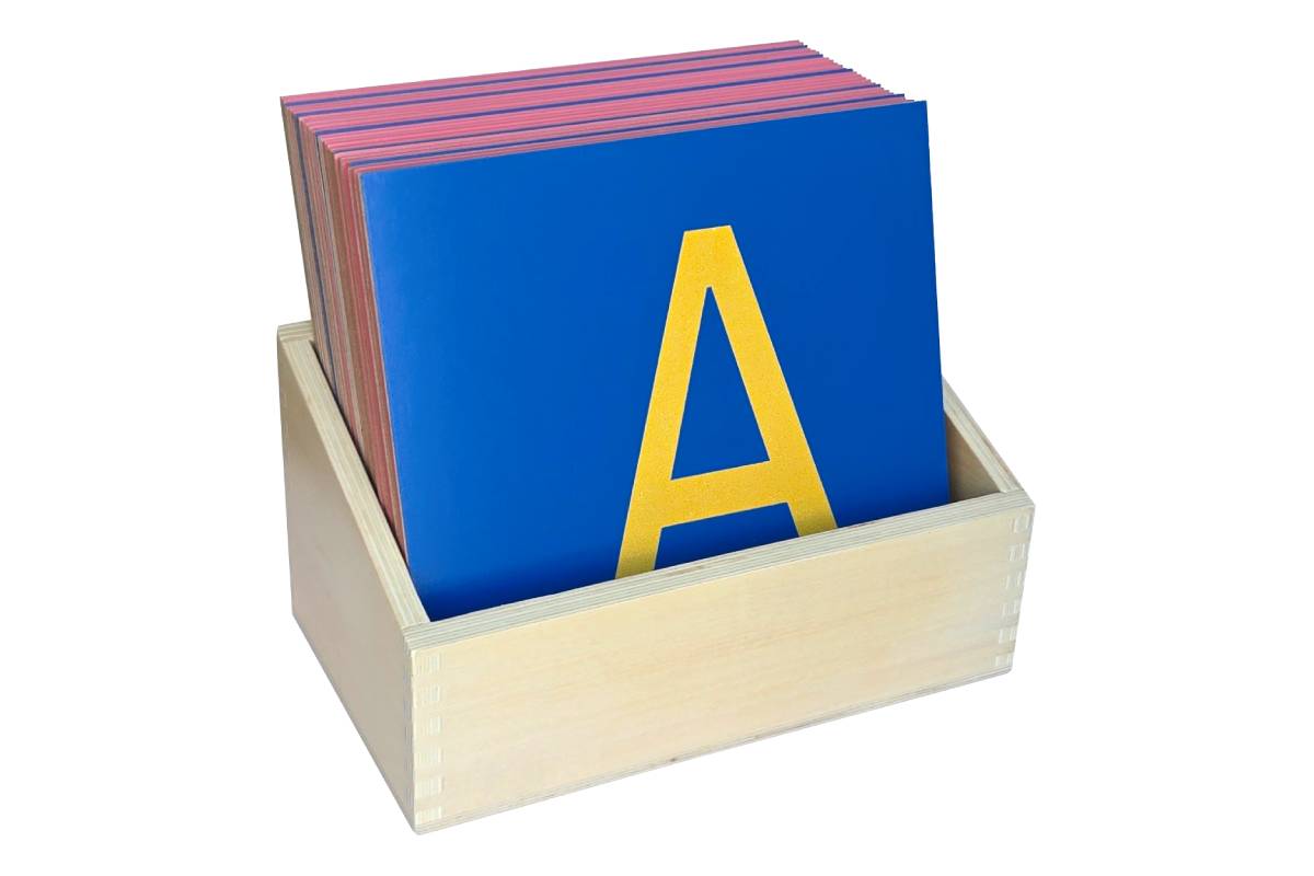 Capital Case Sandpaper Letters, Print