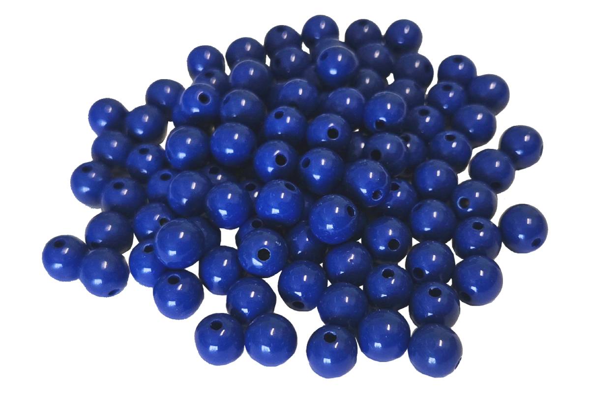 100 Blue Bead Units