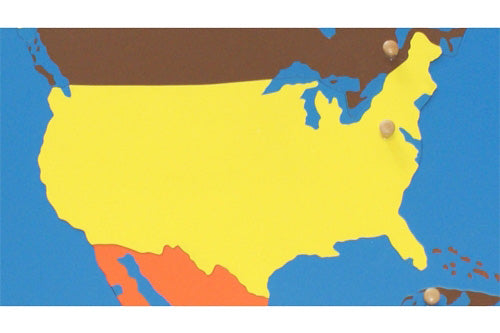 USA - Puzzle Piece of North America