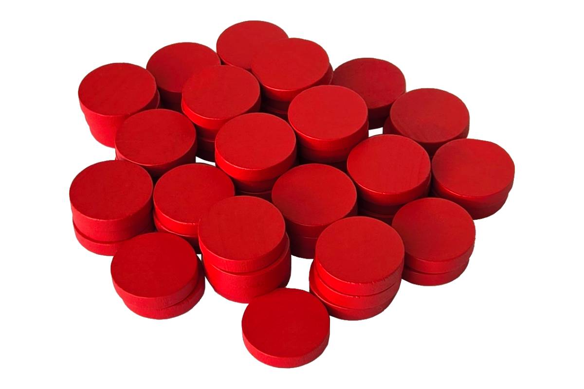 55 Red Counters
