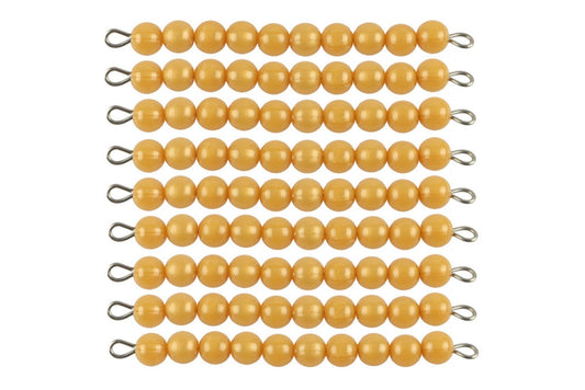 IFIT Montessori: 9 Golden Bead Bars of Ten