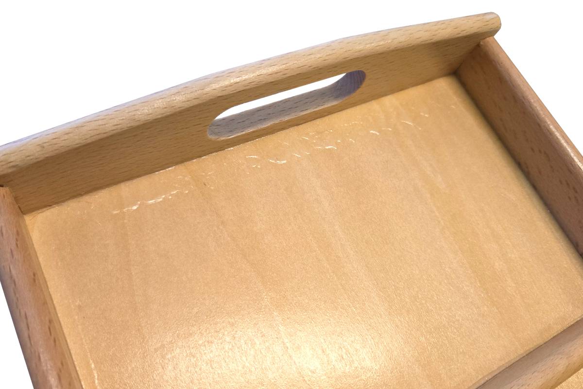 2-Compartment Wooden Tray (Clearance)
