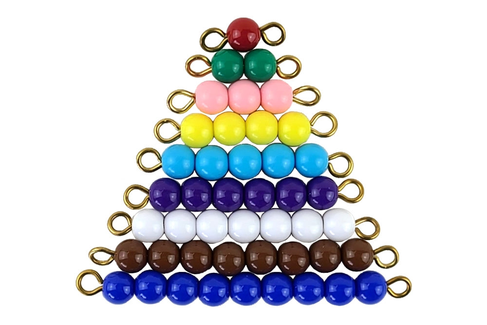1-9 Colored Bead Stairs