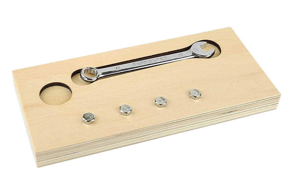 3 Wooden Trays with Handles