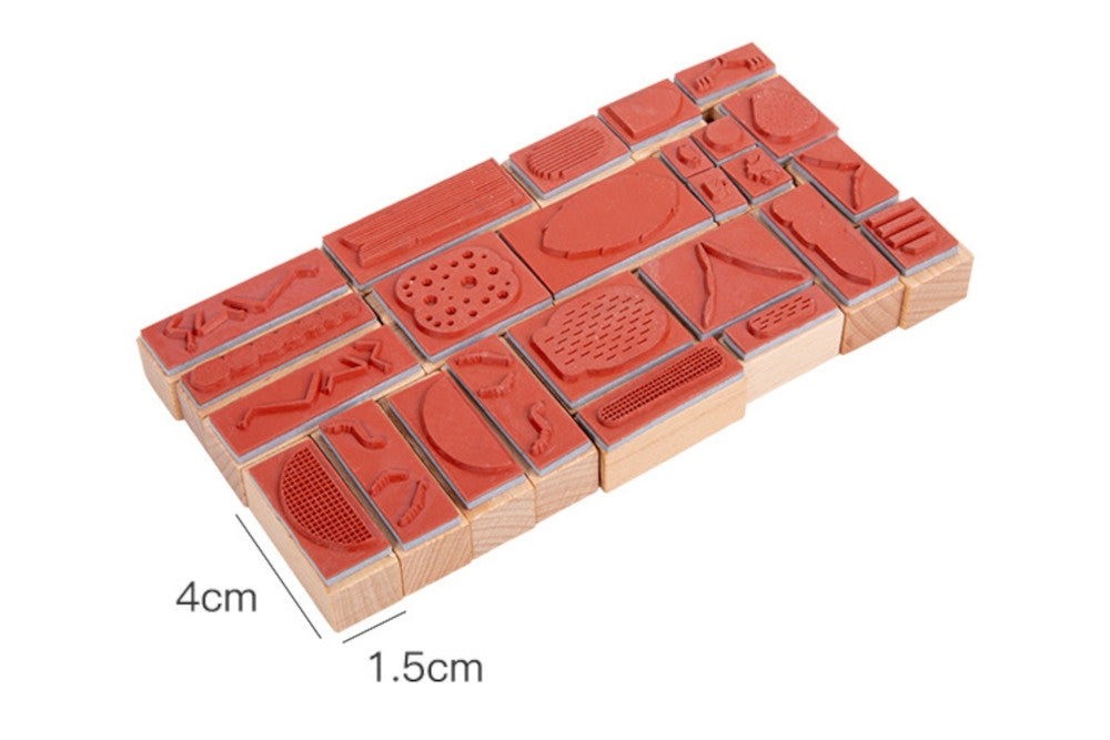 Wooden Insect Stamp Kit