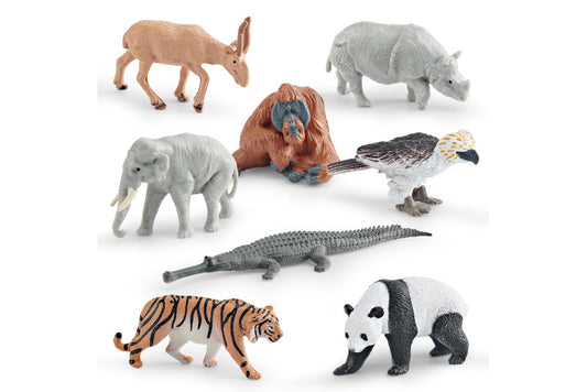 8 Animals of Asia Models