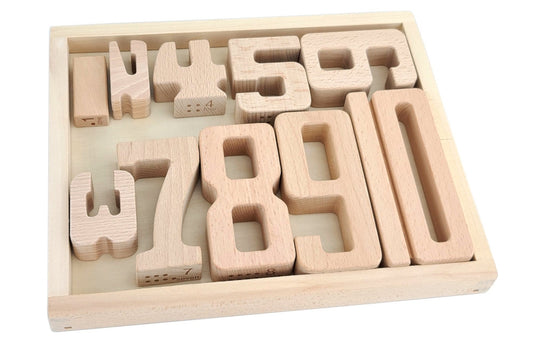 Wooden Number Sum Blocks