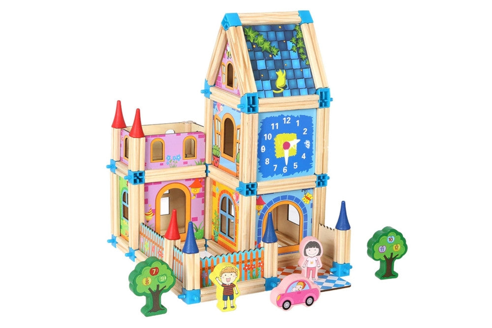 128-Piece Dollhouse