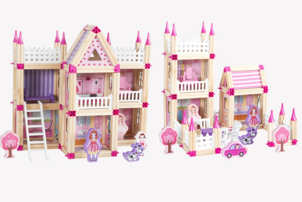 298-Piece Dollhouse