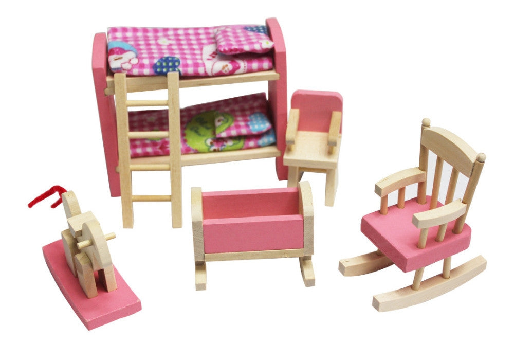 Dollhouse Furniture Pink Bundle