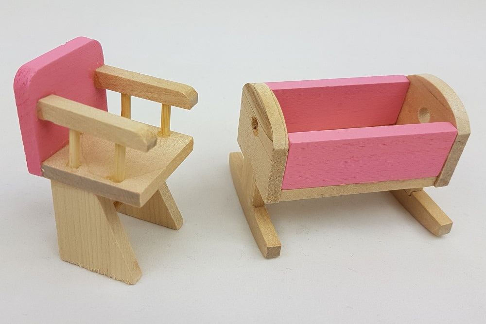 Dollhouse Furniture Bunk Bed Set