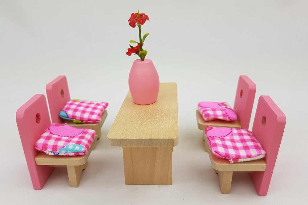 Dollhouse Furniture Dining Room Set