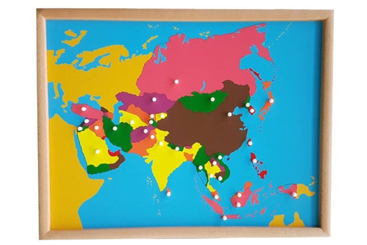 IFIT Montessori: Puzzle Map of Asia (Clearance)