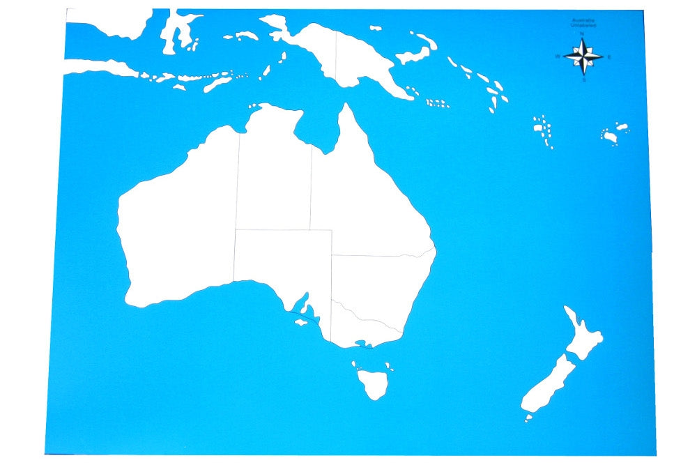 IFIT Montessori: Unlabeled Australia Control Map