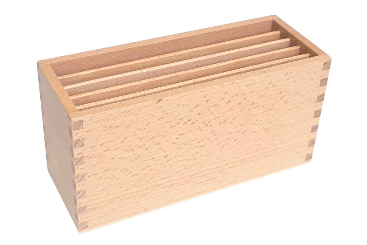 Wooden Box for Land Form Cards