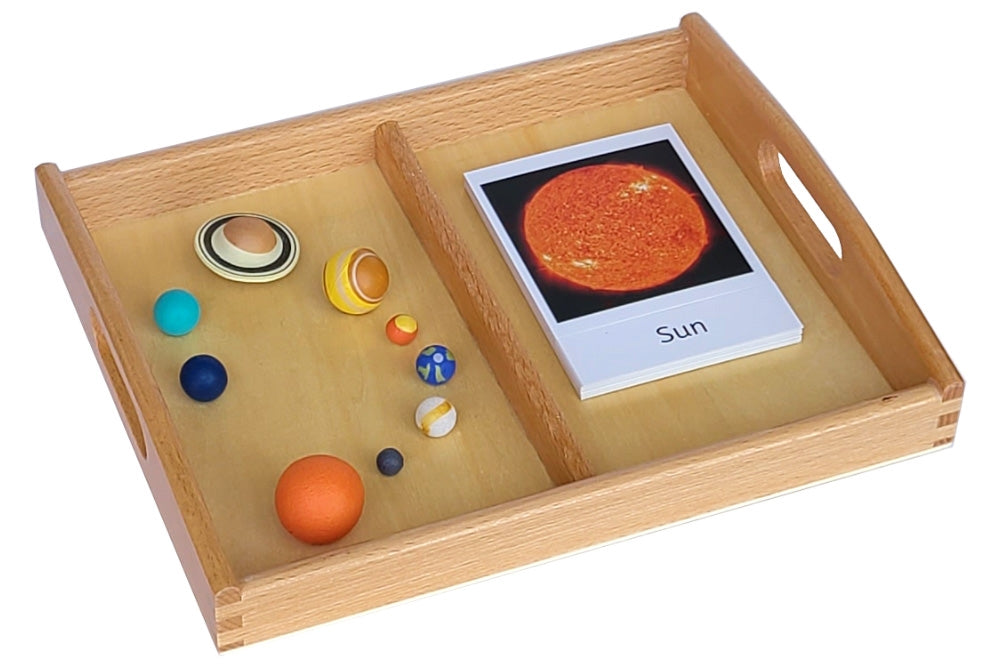 Solar System Models with Cards and Tray