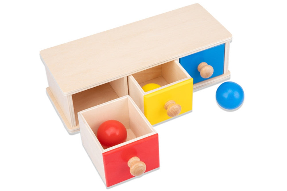 Box with Drawers and Balls