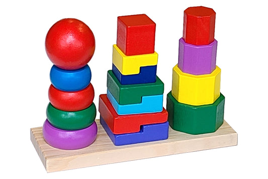 Colored Geometric Stacker