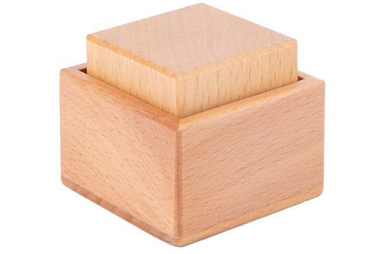 Wooden Cube with Box