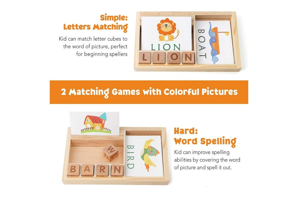 Letter Matching Game - Blocks