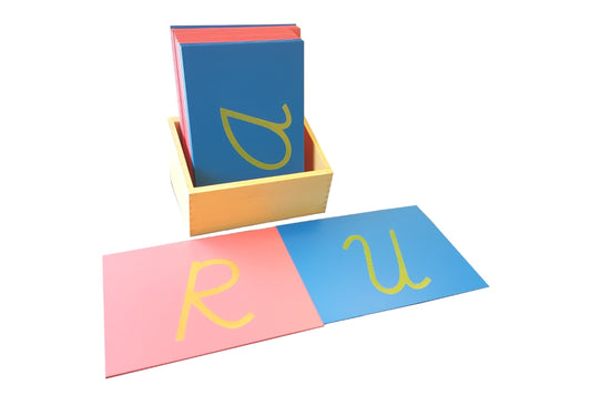 IFIT Montessori: Capital Case Sandpaper Letters, Cursive