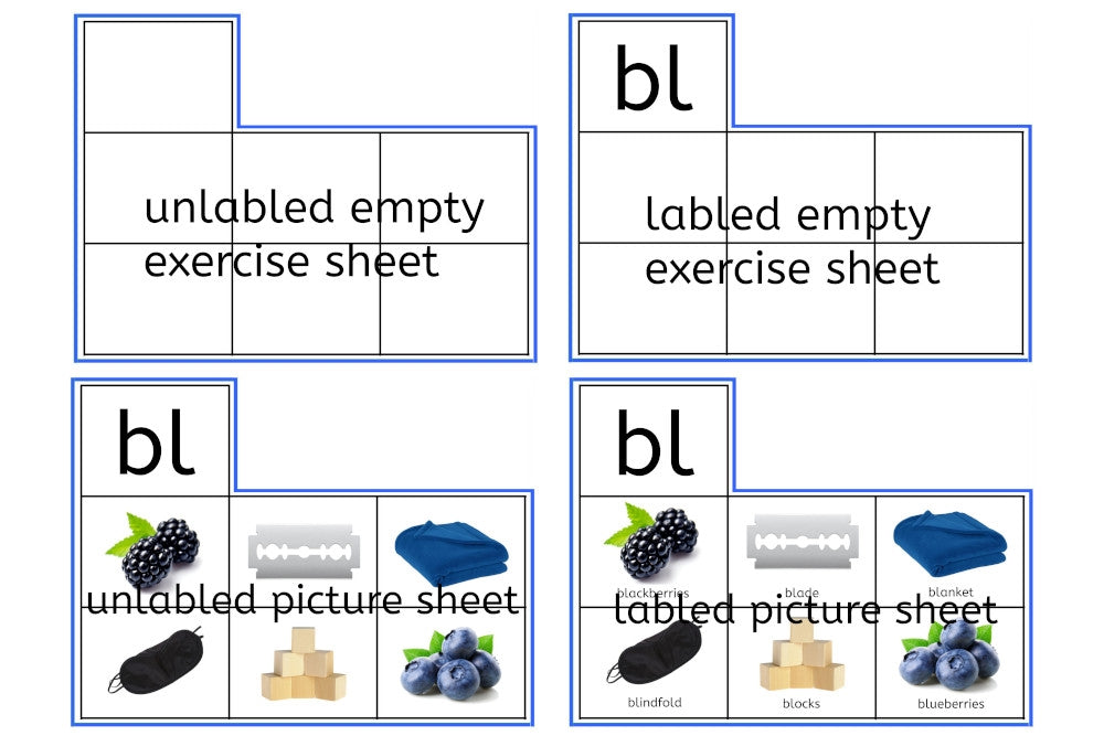 Consonant Blends Activity - Set A (PDF)