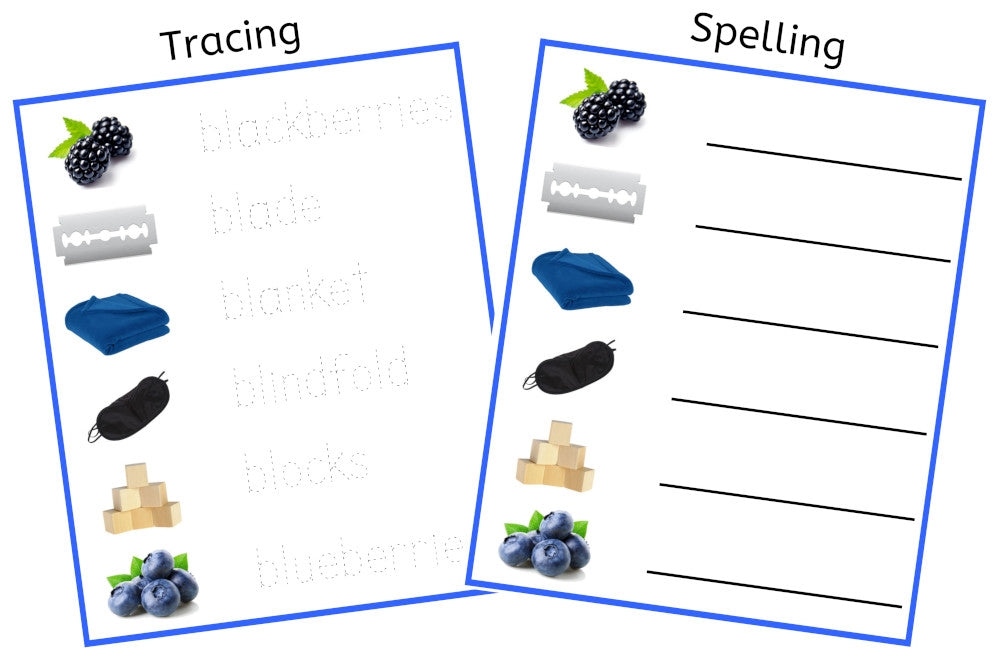 Consonant Blends Activity - Set A (PDF)