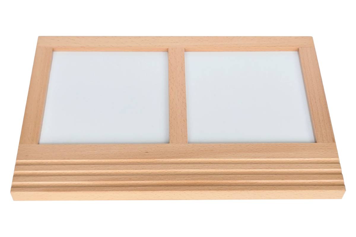 Metal Insets Tracing Tray. Holds two insets, as well as pencils.