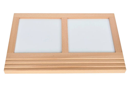 Metal Insets Tracing Tray. Holds two insets, as well as pencils.