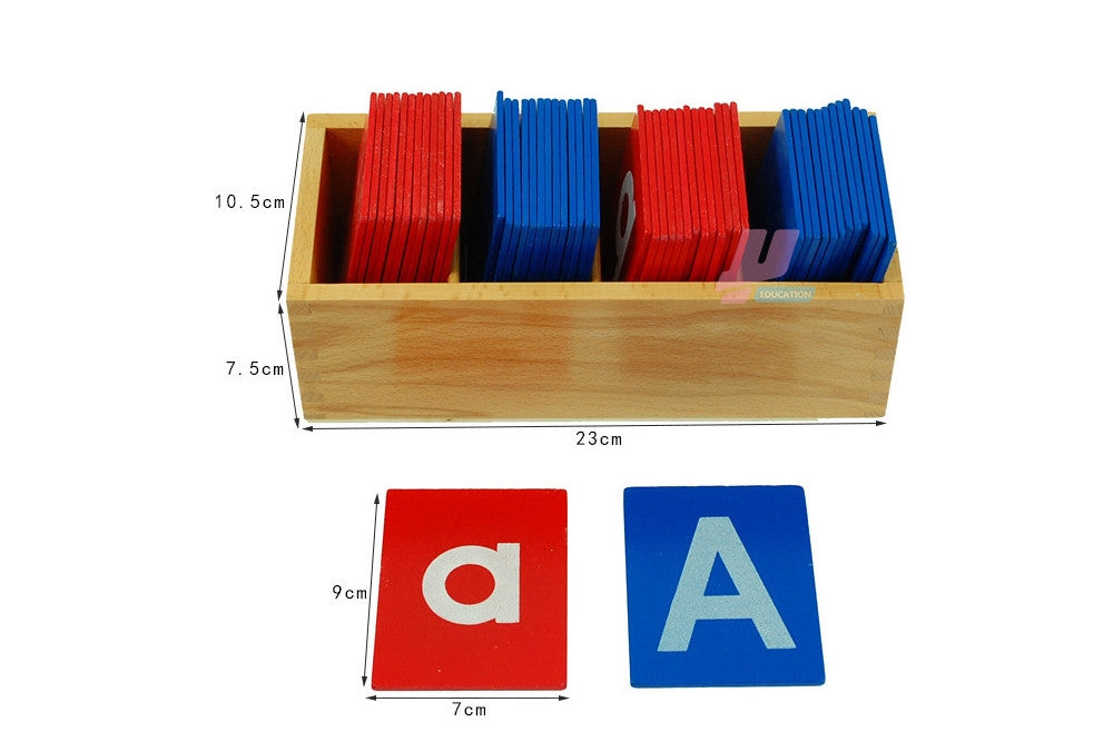 IFIT Montessori: Lower and Capital Case Sandpaper Letters