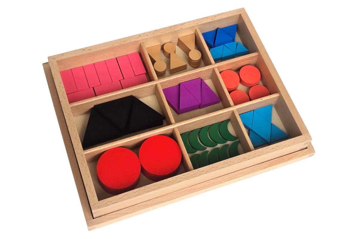 Basic Wooden Grammar Symbols with Box