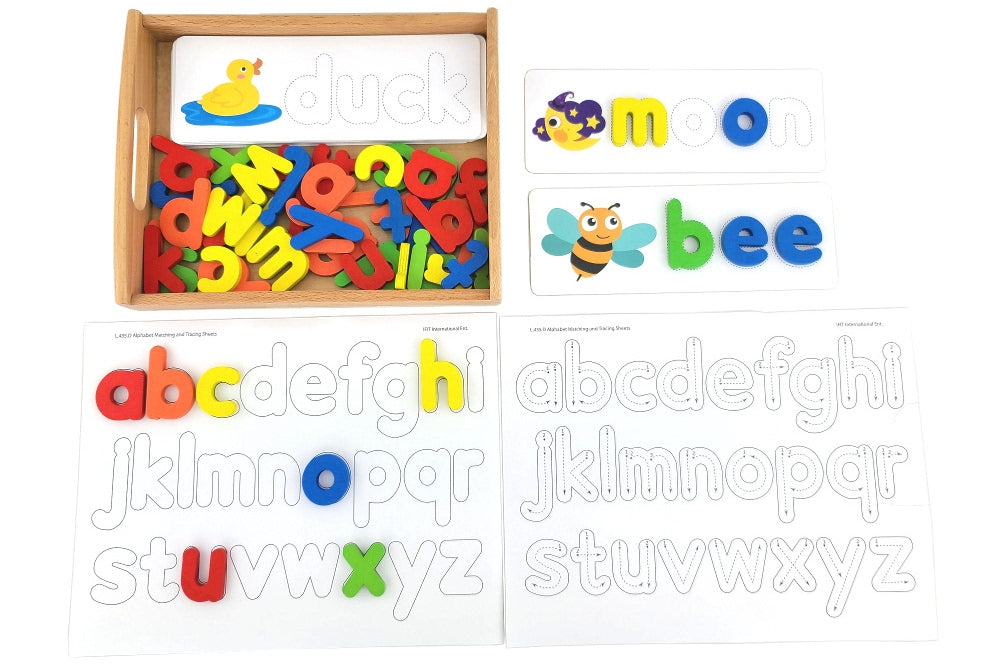 Alphabet Matching and Tracing Sheets (PDF)