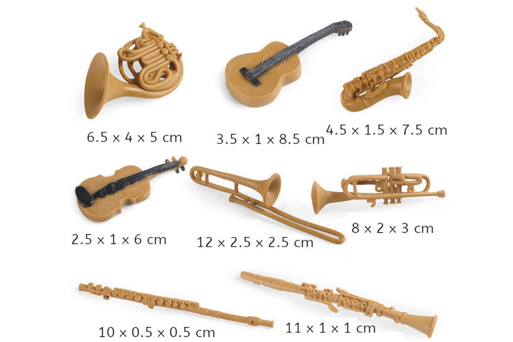 8 Musical Instrument Models