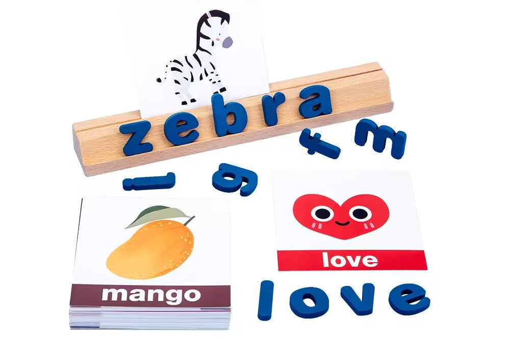 Wooden Alphabet Spelling Set