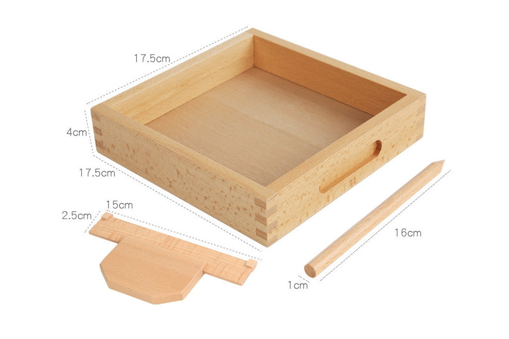 IFIT Montessori: Sand Tracing Tray