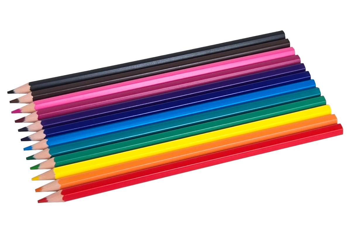 12 Coloured Pencils
