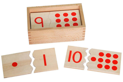 IFIT Montessori: Number and Counter Match-up Puzzle