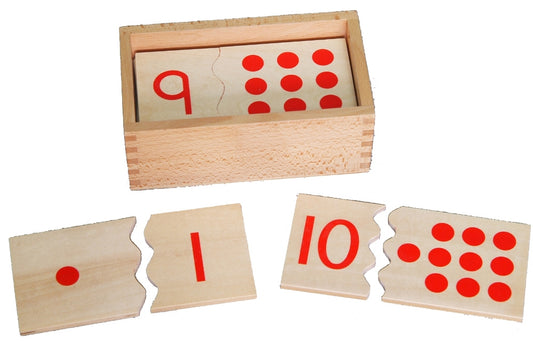 IFIT Montessori: Number and Counter Match-up Puzzle