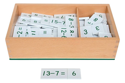 Subtraction Equations and Differences Box