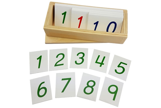 IFIT Montessori: Small Number Cards 1-9000, laminated (Clearance)