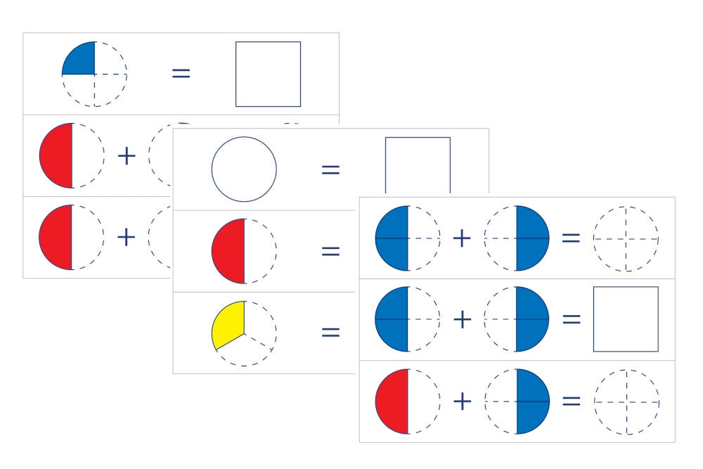 IFIT Montessori: Exercise Cards for Fraction Skittles (PDF)