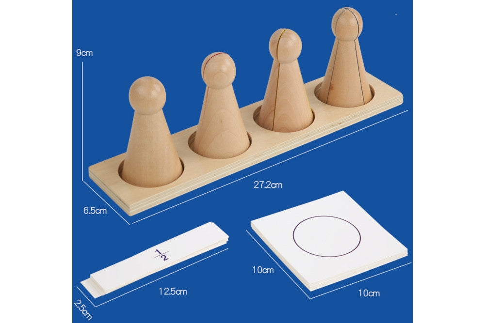 Fraction Skittles with Stand and Cards