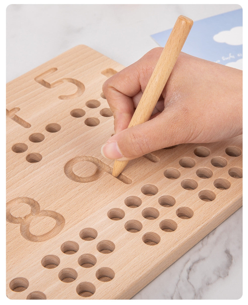 1-10 Number Tracing and Counting Board