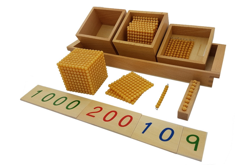 IFIT Montessori: Introduction to Decimal Symbols with Trays (C Beads)