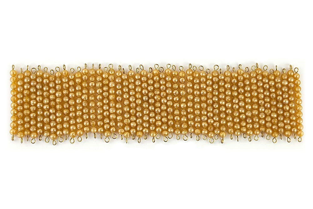 IFIT Montessori: 45 Golden Bead Bars of Ten (N Beads)