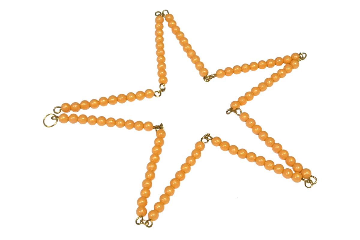 Golden Bead Chain of 100 (W Beads)