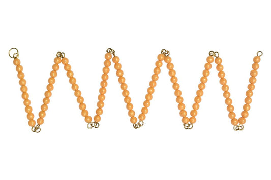 Golden Bead Chain of 100 (W Beads)