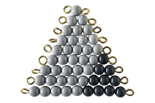 Grey and Dark Grey Bead Stairs